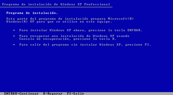 Que si Windows XP arranca? - HERMANO_TEMBLÓN